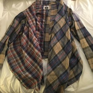 FAST SALE LF plaid cardigan furst of a kind
